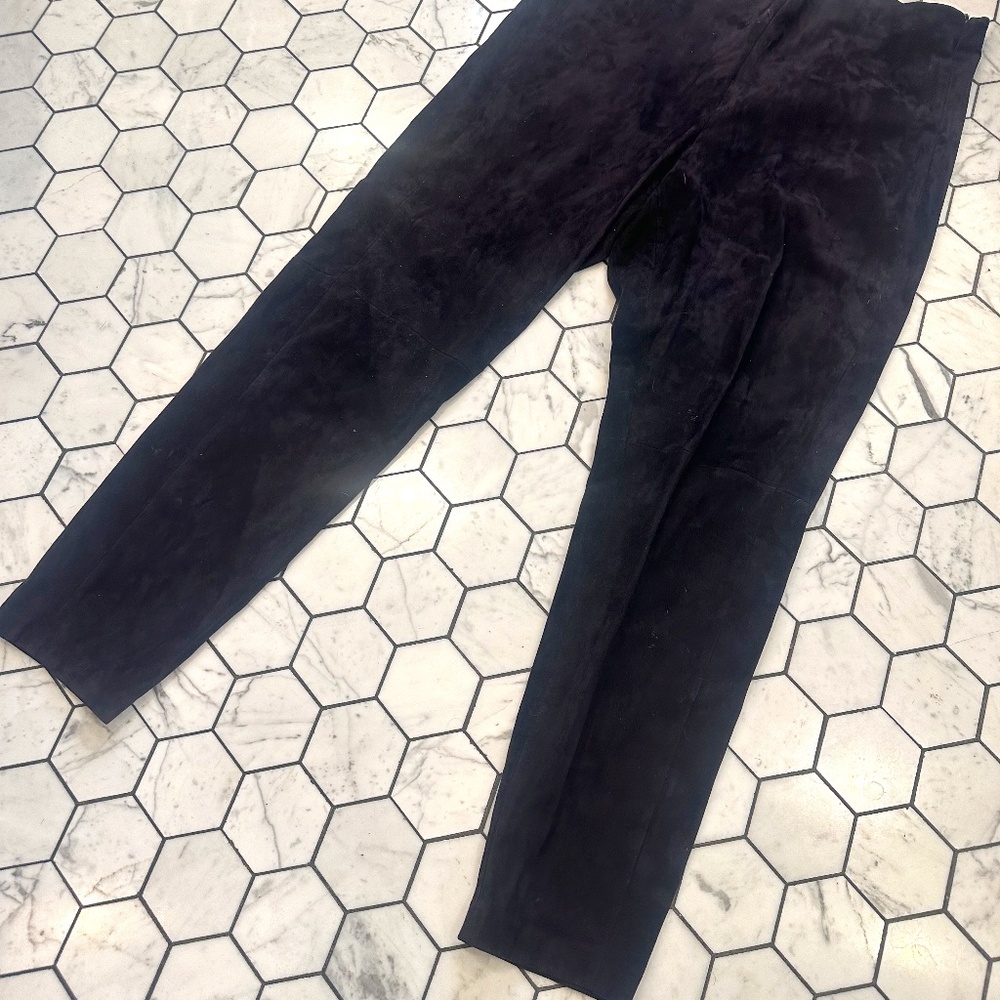 SIZE 16 BLUE SUEDE BANANA REPUBLIC PANTS